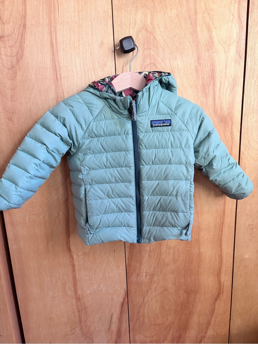 Patagonia Kids Hooded Puffer Down Jacket